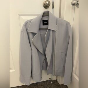 THEORY Oversized Moto Jacket in Double-Face Wool Cashmere
Small size
NWT